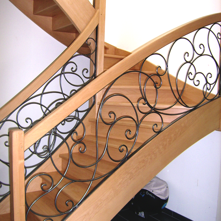 Escaliers avec ferronnerie d’art